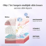 Thumbnail for Olay 7in1 Serum with Niacinamide, Vitamin C, Collagen Peptides - Distacart