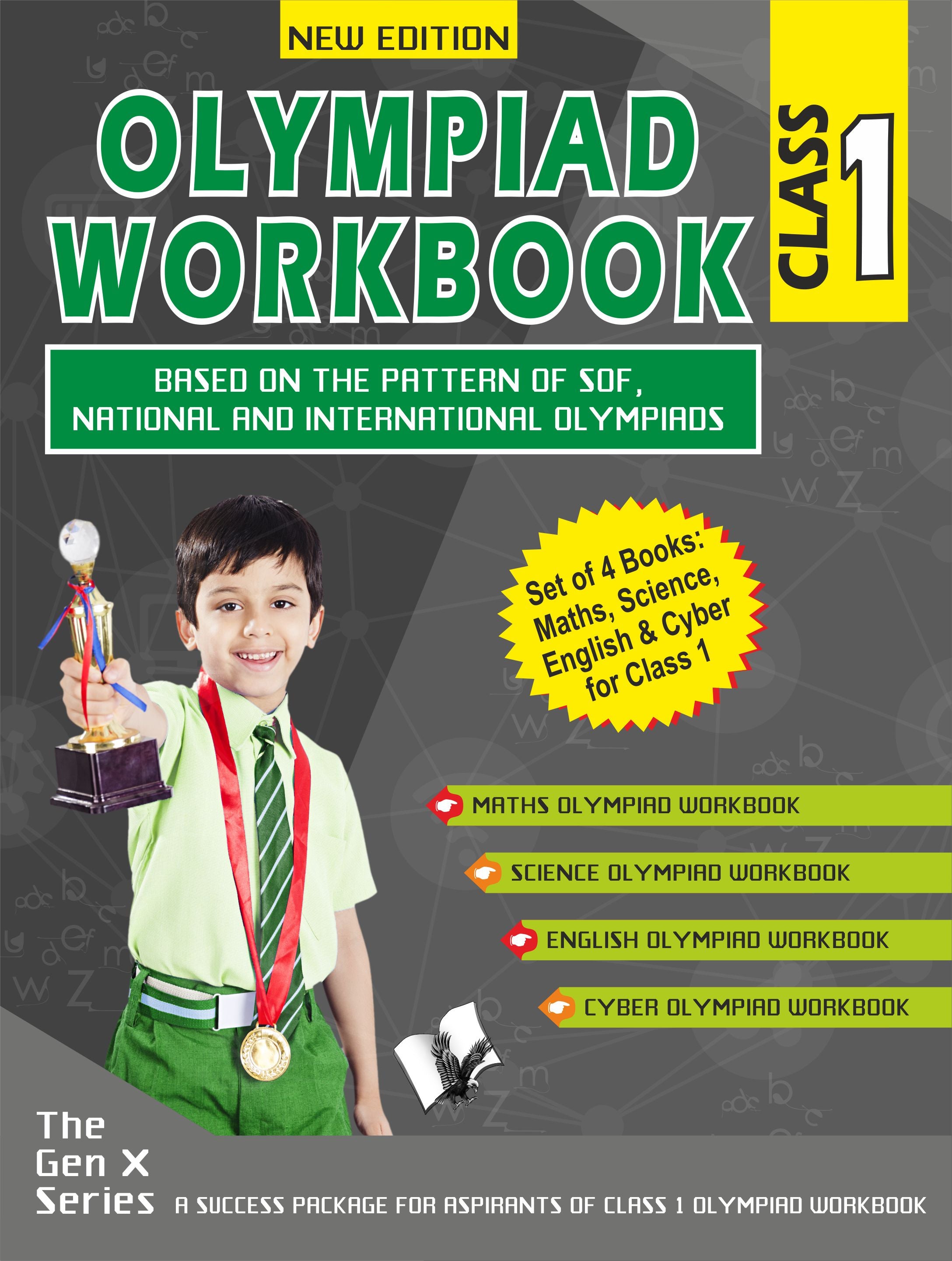 Olympiad Workbook Value Pack Calss 1 (4 Book Set) by V&S Editorial Board - Dista