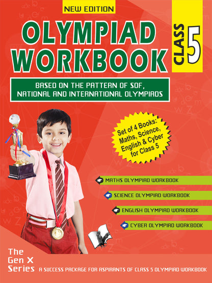 Olympiad Workbook Value Pack Calss 5 (4 Book Set) by V&S Editorial Board - Dista
