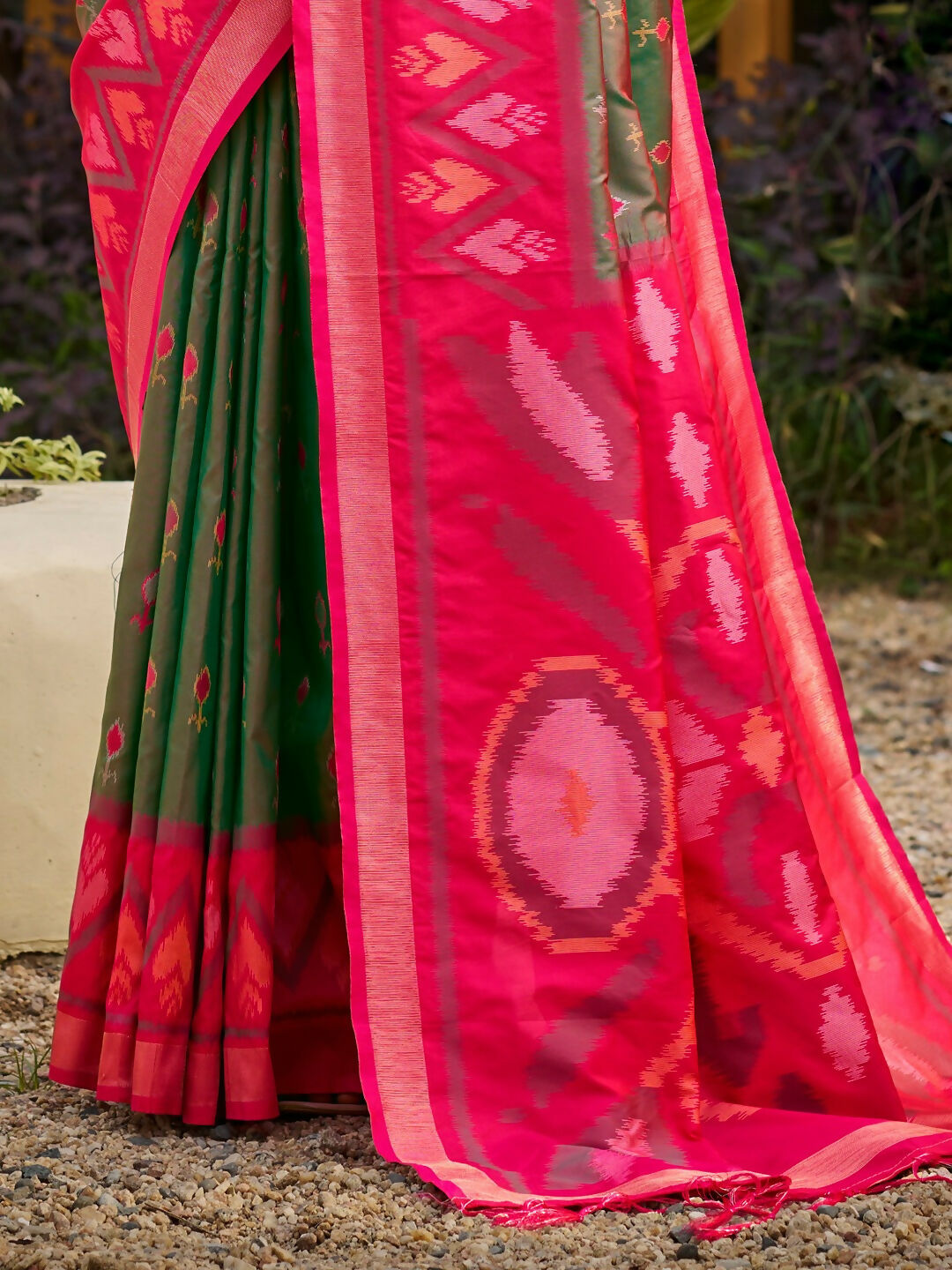 Astita Mehendi Soft Silk Saree
