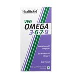 Thumbnail for HealthAid Veg Omega 3.6.7.9 Capsules - Distacart