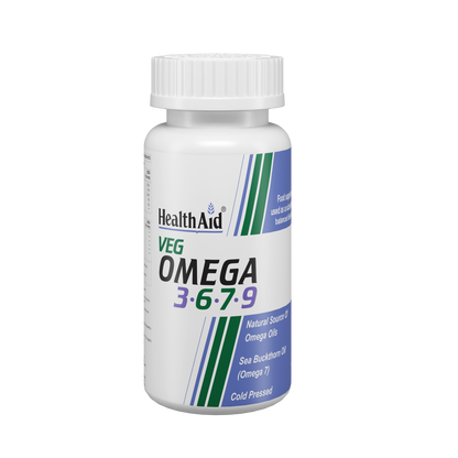 HealthAid Veg Omega 3.6.7.9 Capsules - Distacart