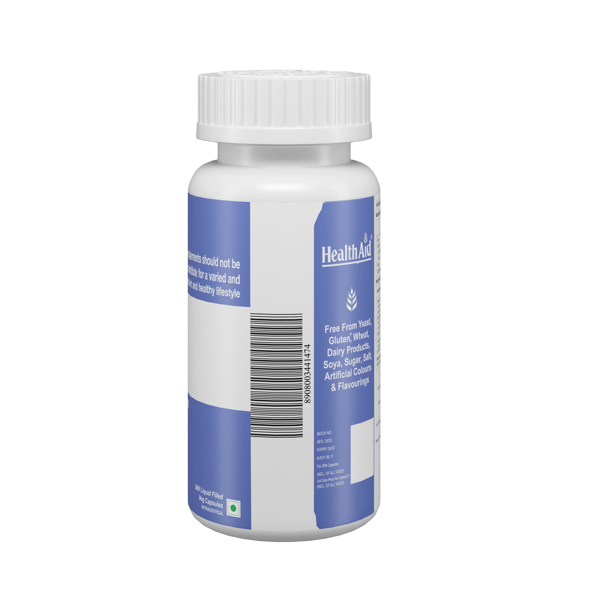 HealthAid Veg Omega 3.6.7.9 Capsules - Distacart