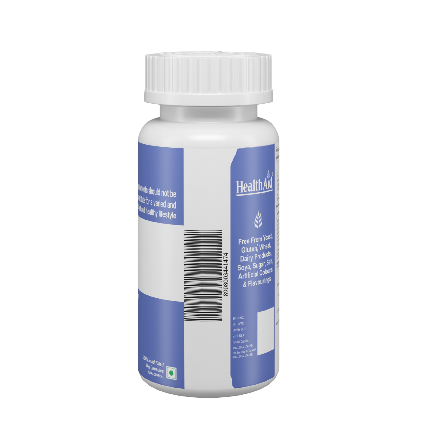 HealthAid Veg Omega 3.6.7.9 Capsules - Distacart