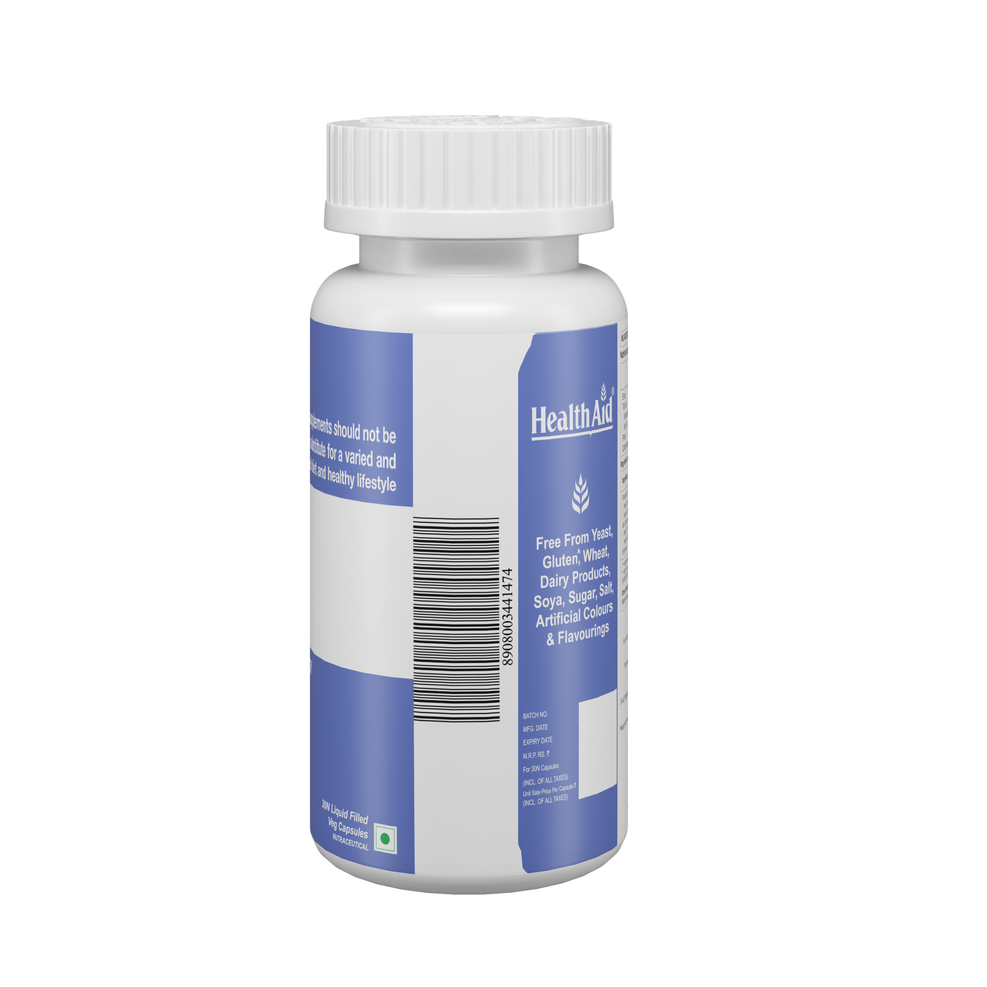 HealthAid Veg Omega 3.6.7.9 Capsules - Distacart