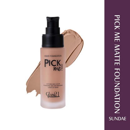 Glam21 Pick Me Matte Foundation - Sundane - Distacart