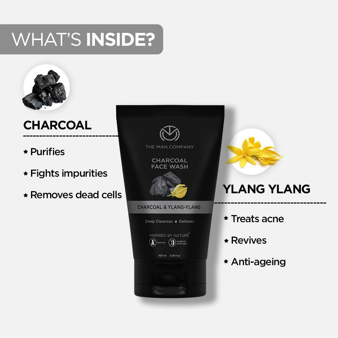 The Man Company Charcoal Face Care Kit - Distacart