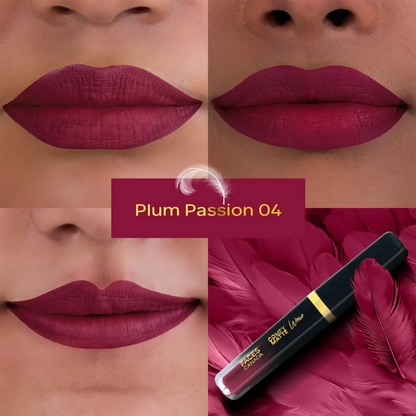 Faces Canada Comfy Matte Wow Liquid Lipstick - Plum Passion 04 - Distacart