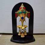 Thumbnail for CraftVatika Handwork Ganesha Wall Hanging With Oil Lamp