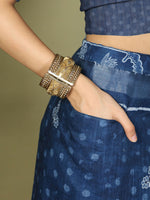 Thumbnail for Astita Cotton Blue Saree