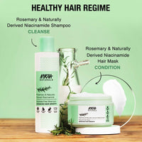 Thumbnail for Nykaa Naturals Rosemary & Naturally Derived Niacinamide Shampoo + Mask Hair Growth - Distacart