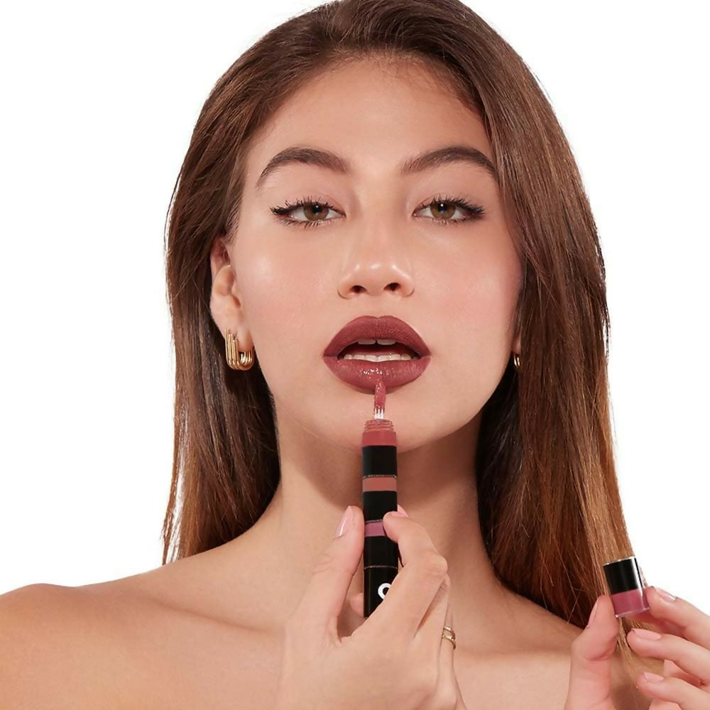 Kiro Four Play Non-Stop Airy Matte Liquid Lip Stack - Distacart