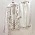 Thumbnail for Teeya Creation Womens New Trendy Silk With Heavy Embroiedery With Sequence Work Kurta Set - Dista