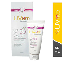 Thumbnail for Uvmed Tinted Sunscreen Gel With SPF 50 - Distacart