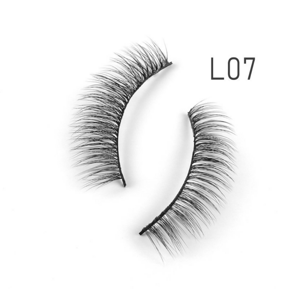 Bronson Professional Eyelash Set 3d False Long And Natural Eye Makeup - L07 - Dista