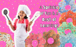 Thumbnail for The Small Wonderland Pretend Play Donut Shop Set – 12 Colorful Fabric Donuts with Play Menu, ATM Cards, Money, and Shop Poster