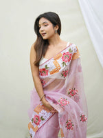 Thumbnail for Anouk Embroidered Organza Saree