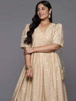 Thumbnail for Ahalyaa Women's Traditional wear Ethnic Dress - Tan - Distacart