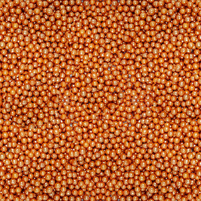 confect orange disco balls sprinkles 4 mm 120 gms