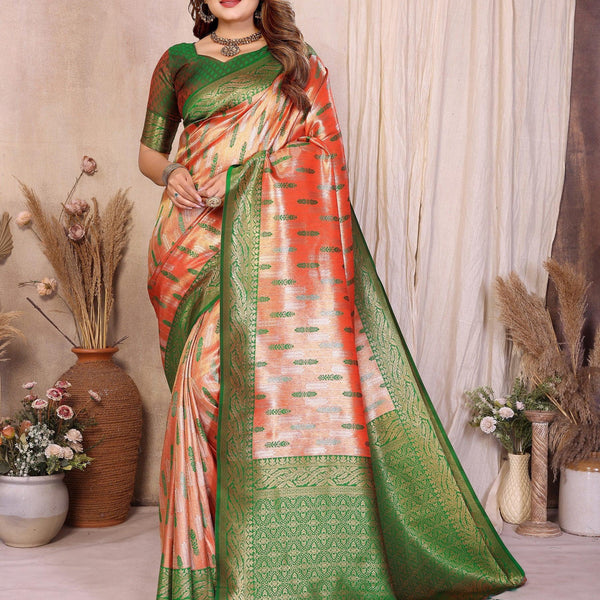 Anaita Banarasi Tissue Silk Saree - Distacart