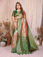 Thumbnail for Anaita Banarasi Tissue Silk Saree - Distacart