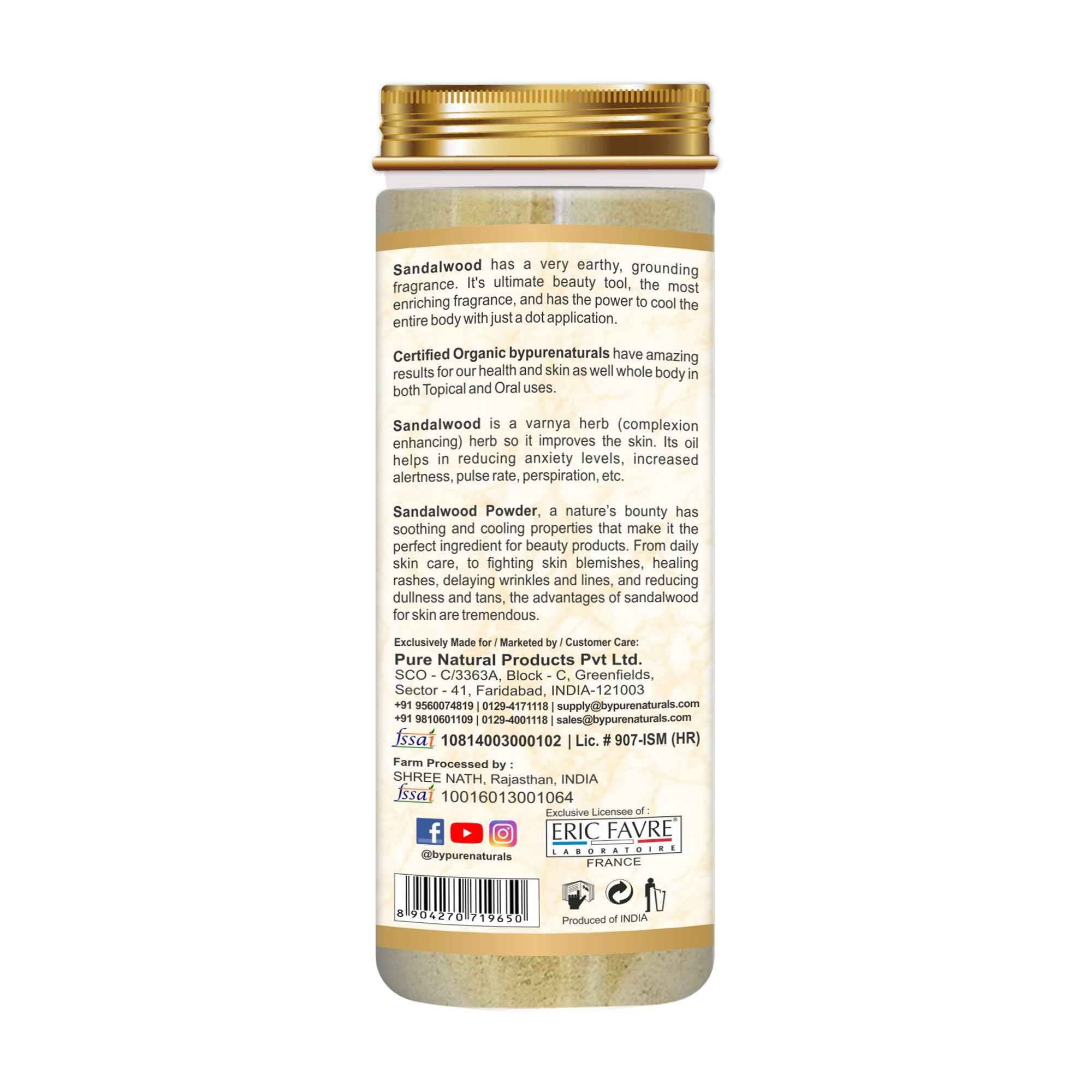 byPureNaturals Organic Sandal Chandan Powder - Dista