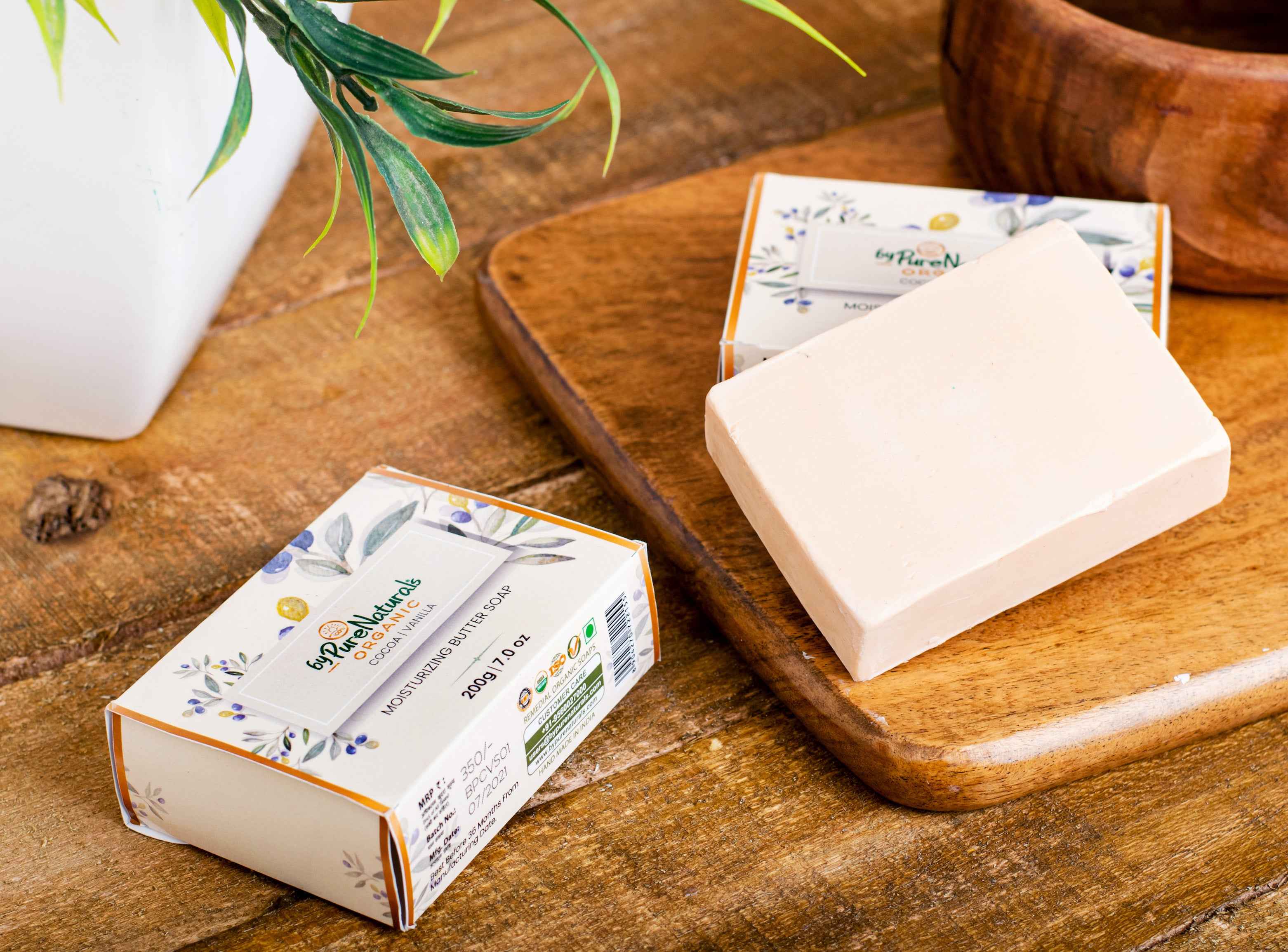 byPureNaturals Organic Shea Butter Cocoa Vanilla Butter Soap - Dista
