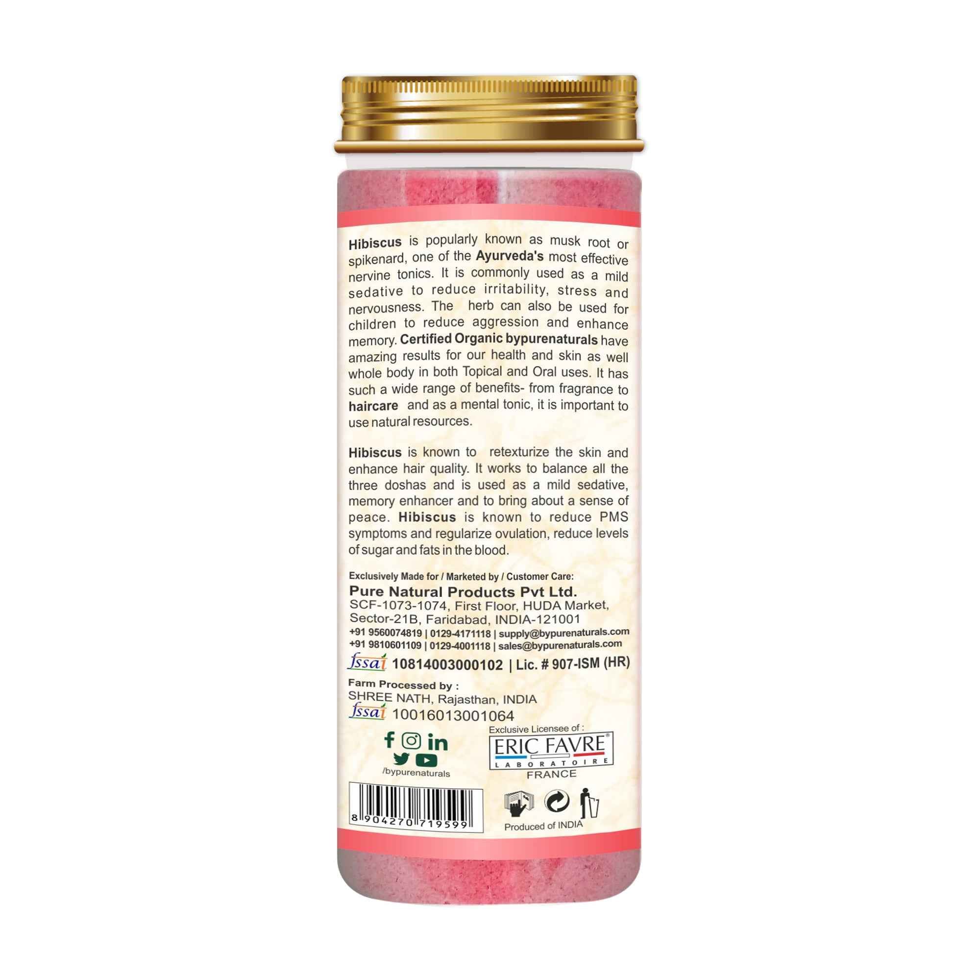 byPureNaturals Organic Hibiscus Powder - Dista
