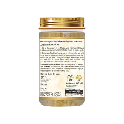byPureNaturals Organic Reetha Powder - Dista