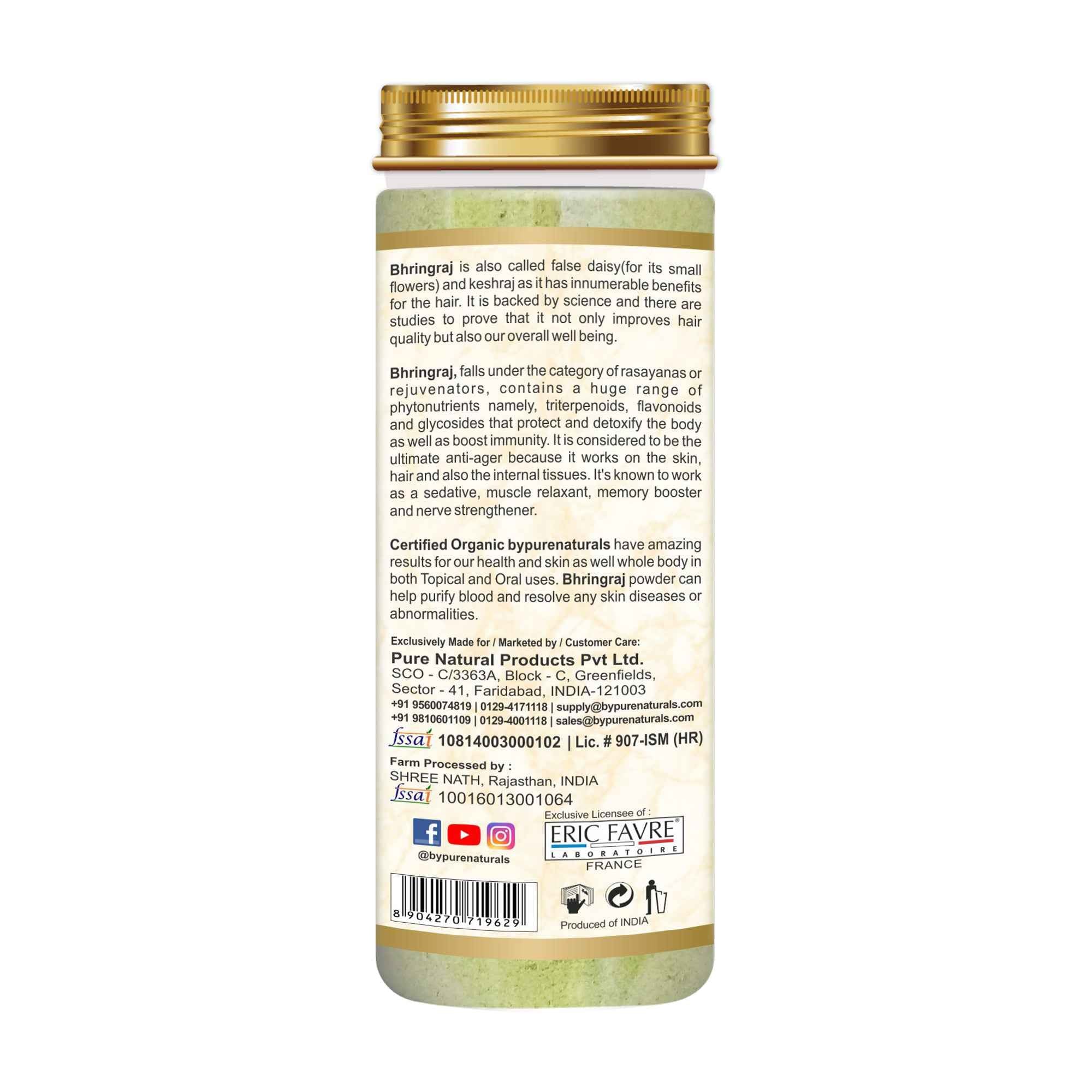 byPureNaturals Organic Bhringraj Powder - Dista