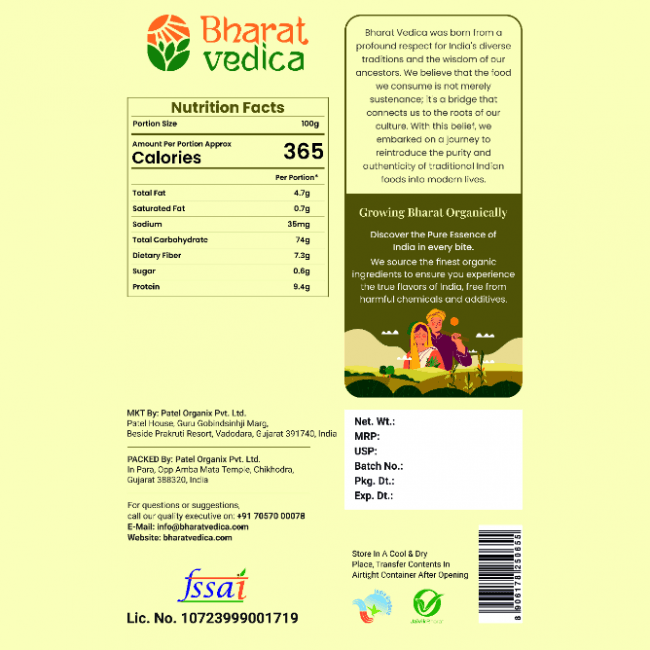 Bharat Vedica Organic Corn - Organic Makka - Distacart