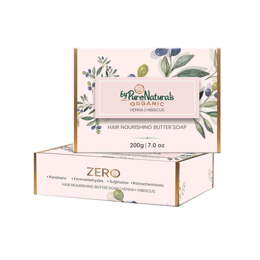 byPureNaturals Organic Shea Butter Henna & Hibiscus Soap - Dista