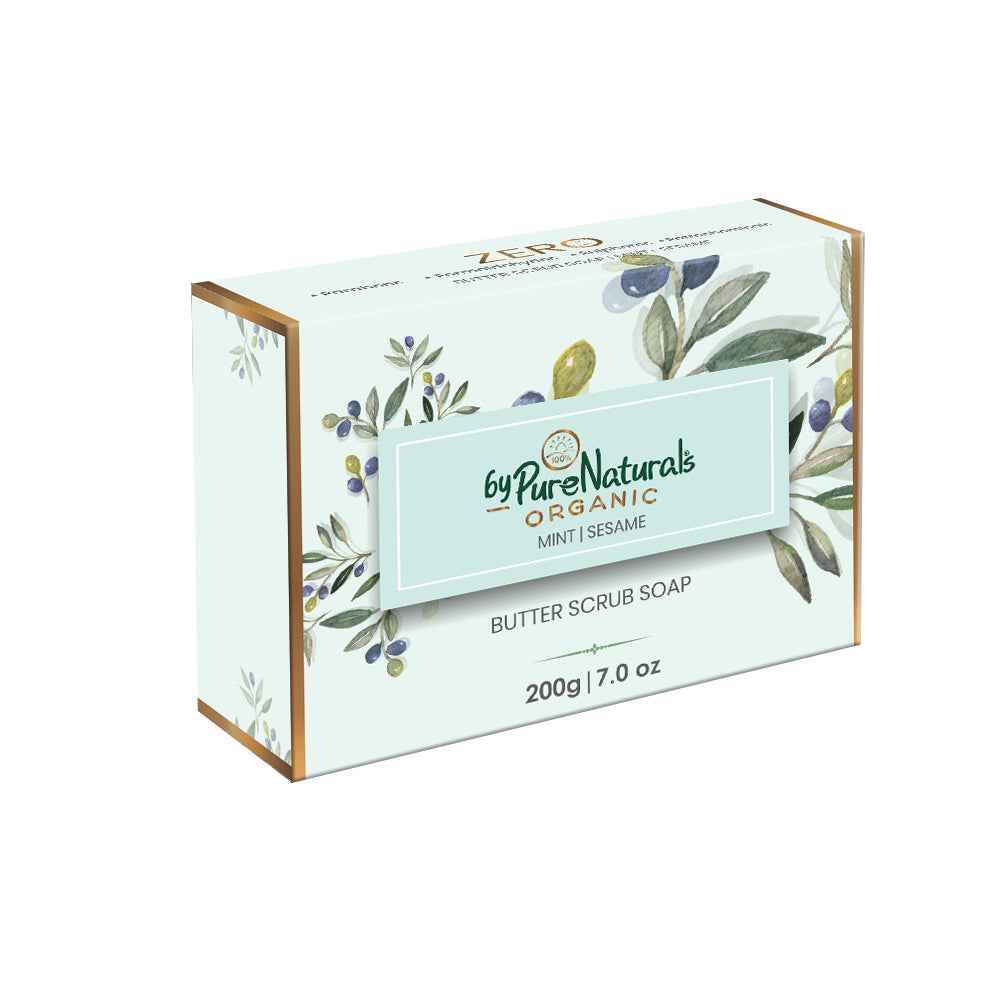 byPureNaturals Organic Shea Butter Mint & Sesame Soap - Dista