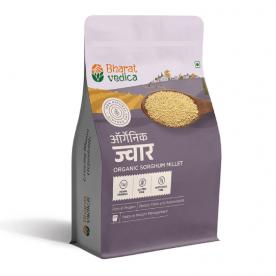 Bharat Vedica Organic Sorghum Millet - Organic Jowar - Distacart