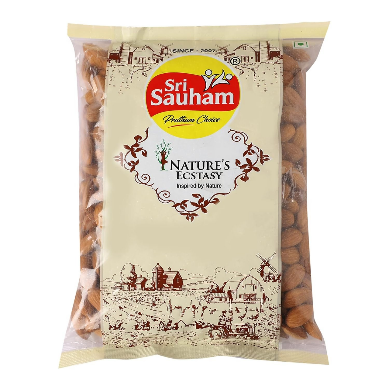 Sri Sauham Premium Fresh Almonds Badam Giri Dry Fruits - Distacart