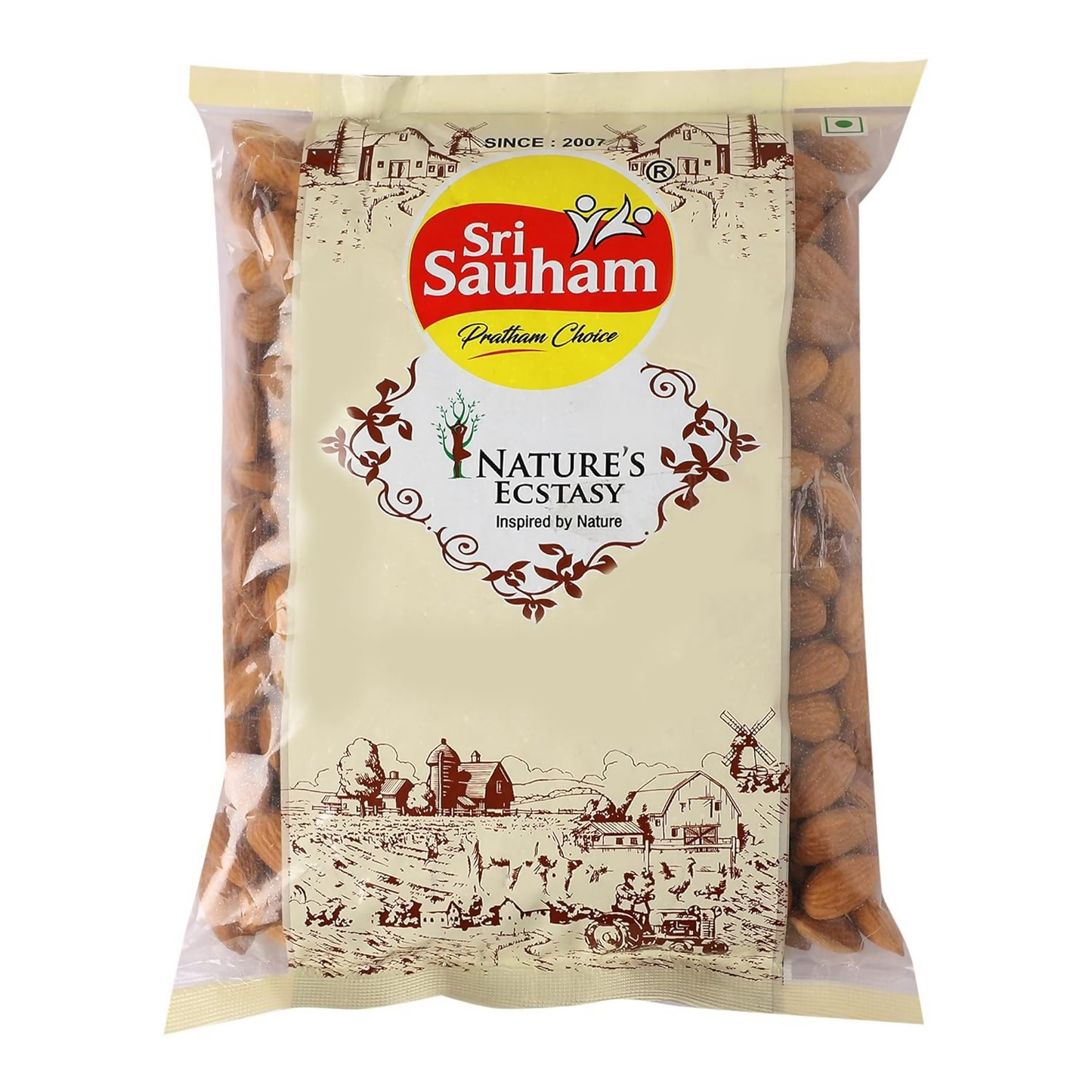 Sri Sauham Premium Fresh Almonds Badam Giri Dry Fruits - Distacart