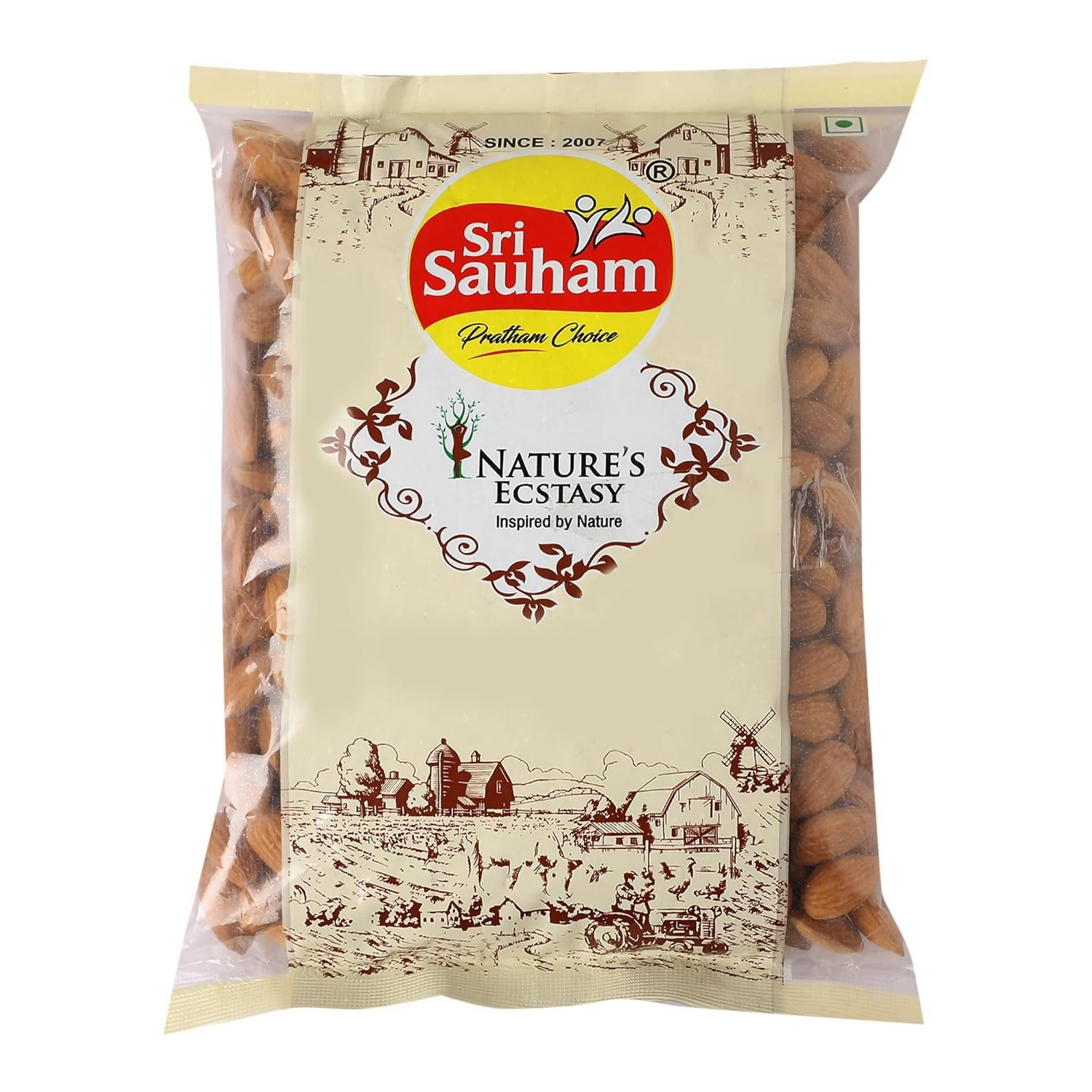 Sri Sauham Premium Fresh Almonds Badam Giri Dry Fruits - Distacart