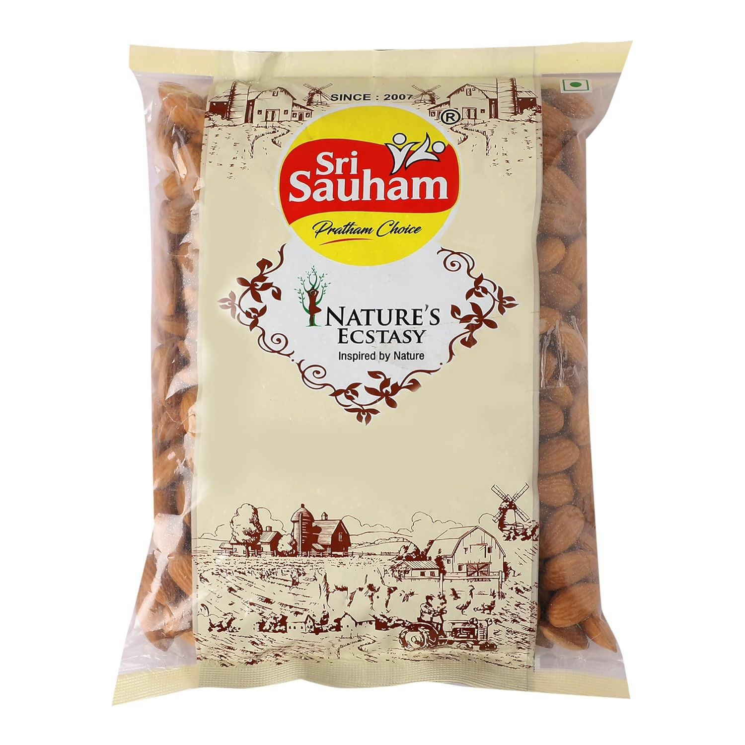 Sri Sauham Premium Fresh Almonds Badam Giri Dry Fruits - Distacart
