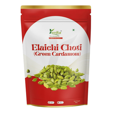 Yuvika Elaichi Choti Green Cardamom Small - Distacart
