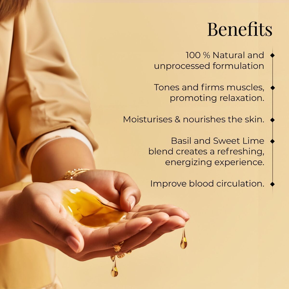 Forest Essentials Body Massage Oil Sweet Lime & Basil - Distacart