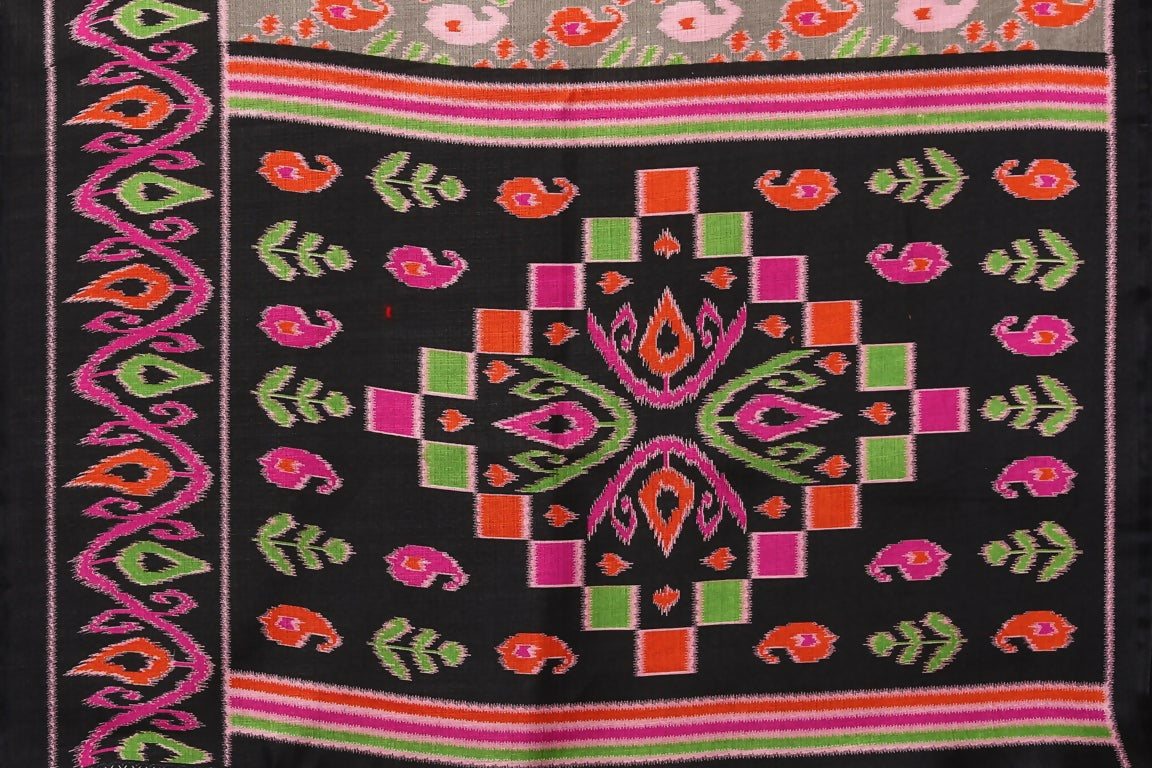 Vamika Black Printed Art Silk Saree - Distacart