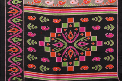 Vamika Black Printed Art Silk Saree - Distacart