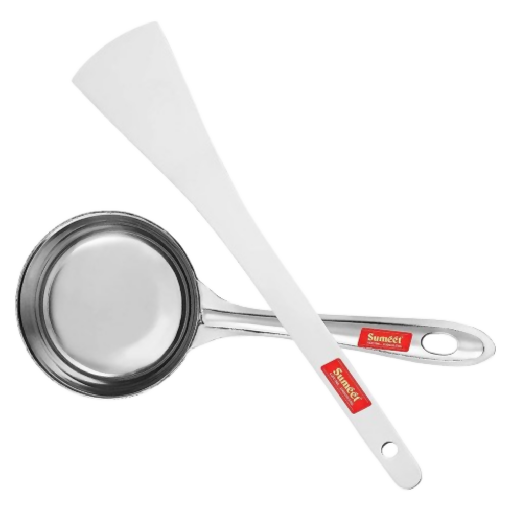 Sumeet Stainless Steel Perfect Dosa Making Spoon/Ladle Set - Dista
