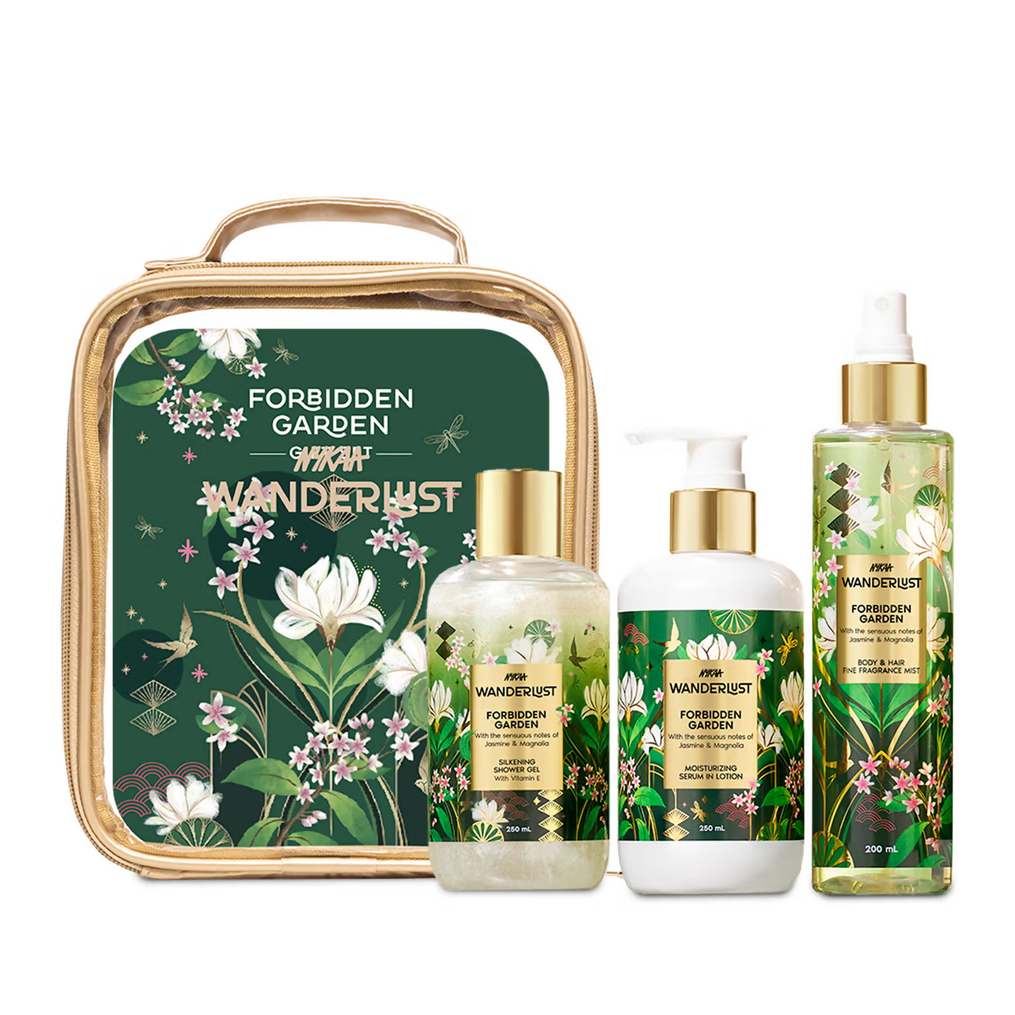 Wanderlust Forbidden Garden for Women - Shower Gel, Lotion, Mist - Dista