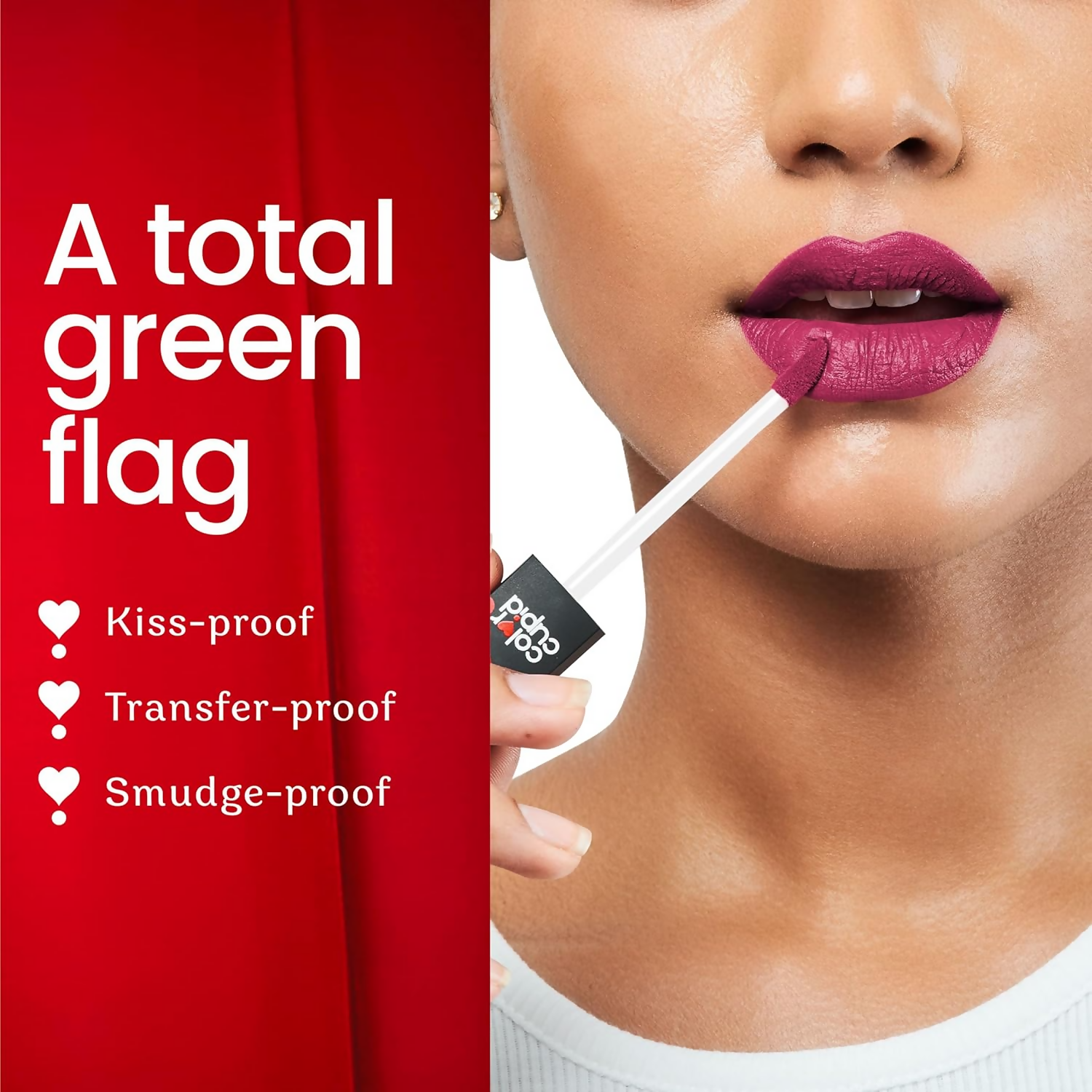 Color Cupid Matte Intense Color 18-Hour Stay Liquid Lipstick - Cupid Pink - Distacart