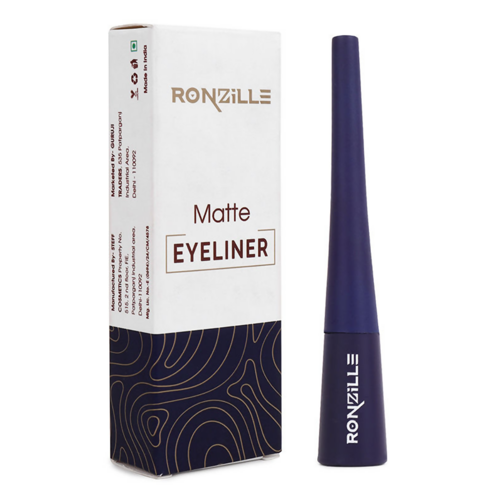 Ronzille Smudgeproof And Waterproof Liquid Matte Eyeliner - Blue - Dista