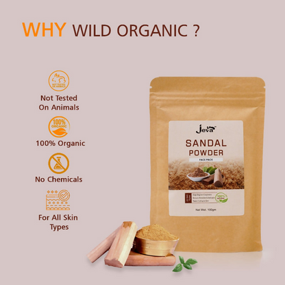 Jeva Sandalwood Powder Face Pack - Dista