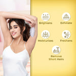 Thumbnail for VI-JOHN Women Feather Touch Haldi & Chandan Hair Removal Cream for Women For Normal Skin, Suitable for Legs, Underarms, Bikini Line, Arms