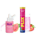 Thumbnail for PLIX The Plant Fix Glutathione Skin Glow 15 Effervescent Tablets And Guava Serum - Distacart