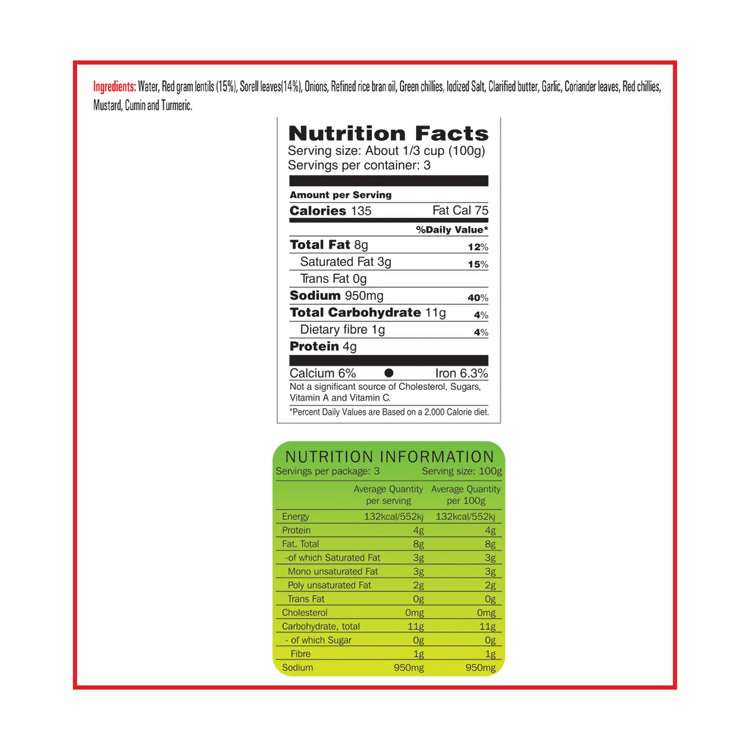 Priya Ready To Eat Gongura Dal